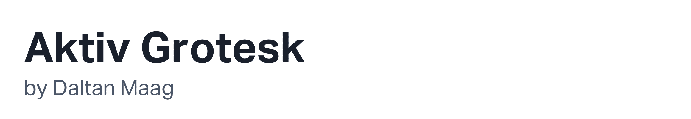 Aktiv Grotesk