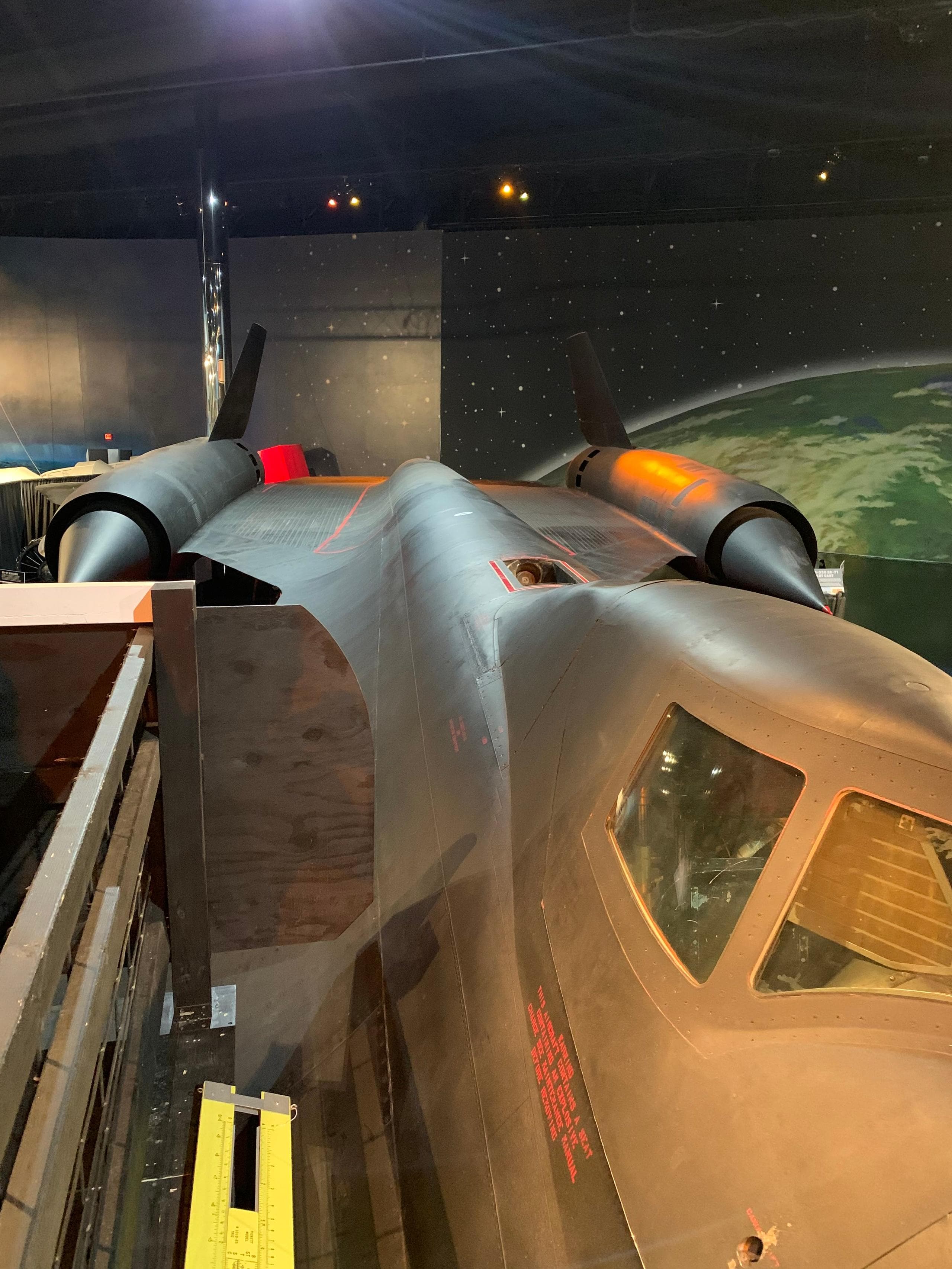 SR-71 Blackbird at Air Zoo, in Kalamazoo, Michigan