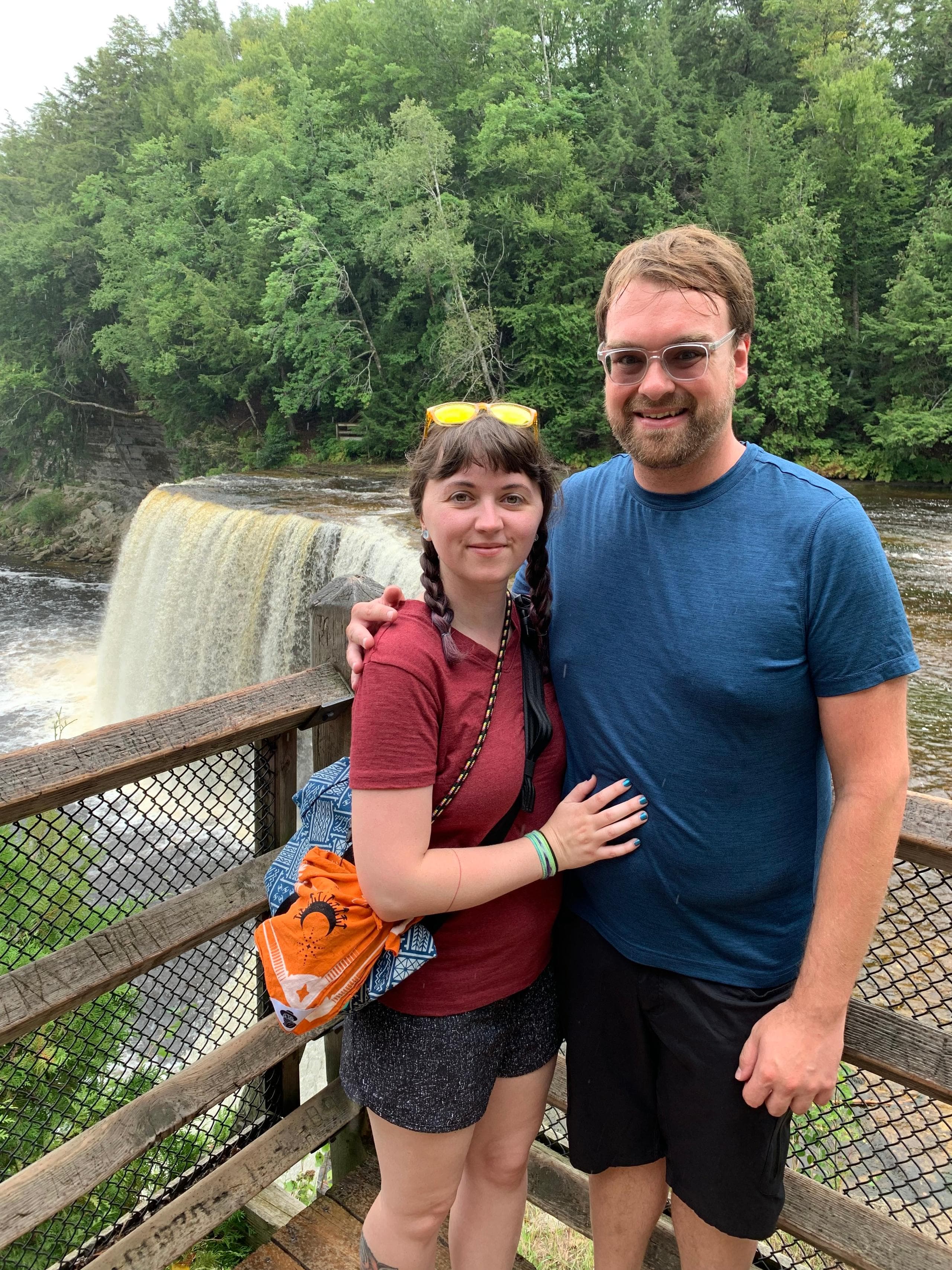 Bryan Dugan and Kelly Halloran, Upper Tahquamenon Falls, Michigan