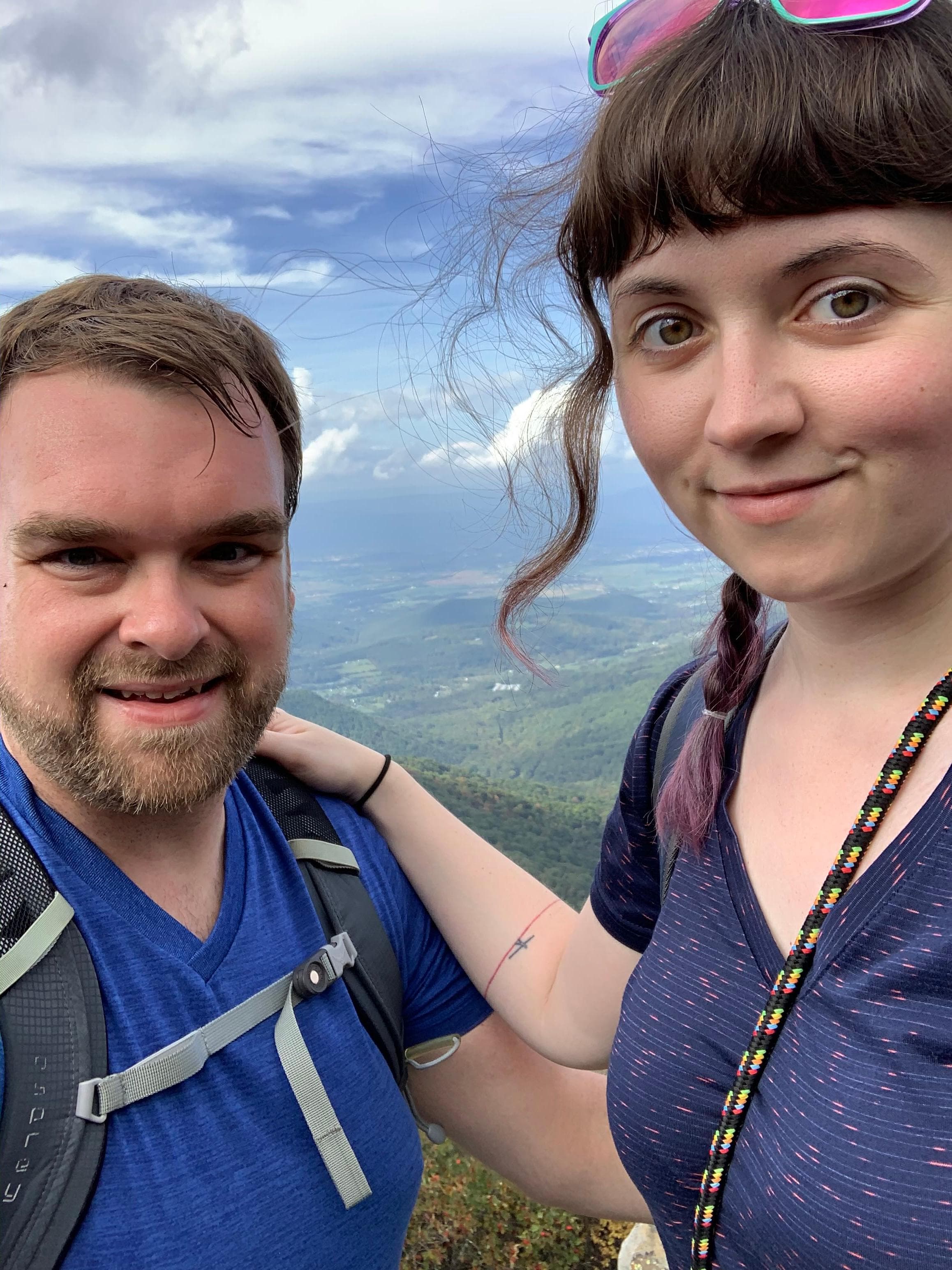 Bryan Dugan and Kelly Halloran at Shenandoah National Park, Virginia