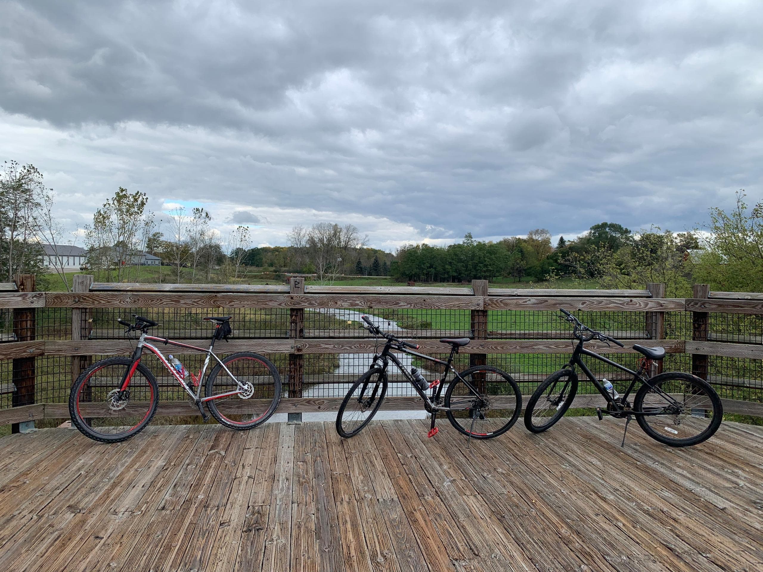 Riding the Macomb Orchard Trail, Michigan